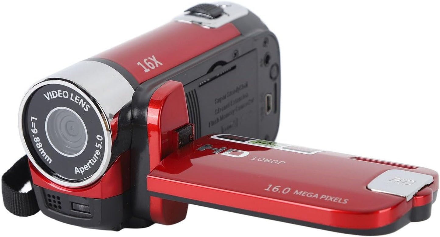 Ejoyous 4K 48MP 2.7in 16x Video Camera, DV Camera Camcorder TFT Rotatable Screen Digital Zoom Video Camera Recorder