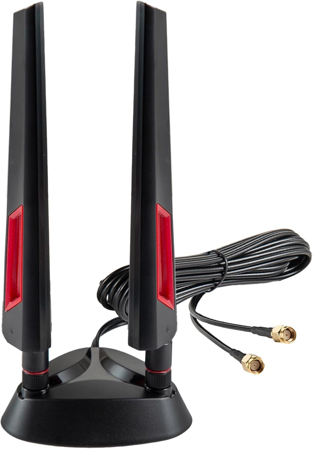 eifagur 7 9dBi 7 WiFi Antenna Magnetic Base Antenna with RP-SMA Male Connector for WiFi Router PC Desktop Computer