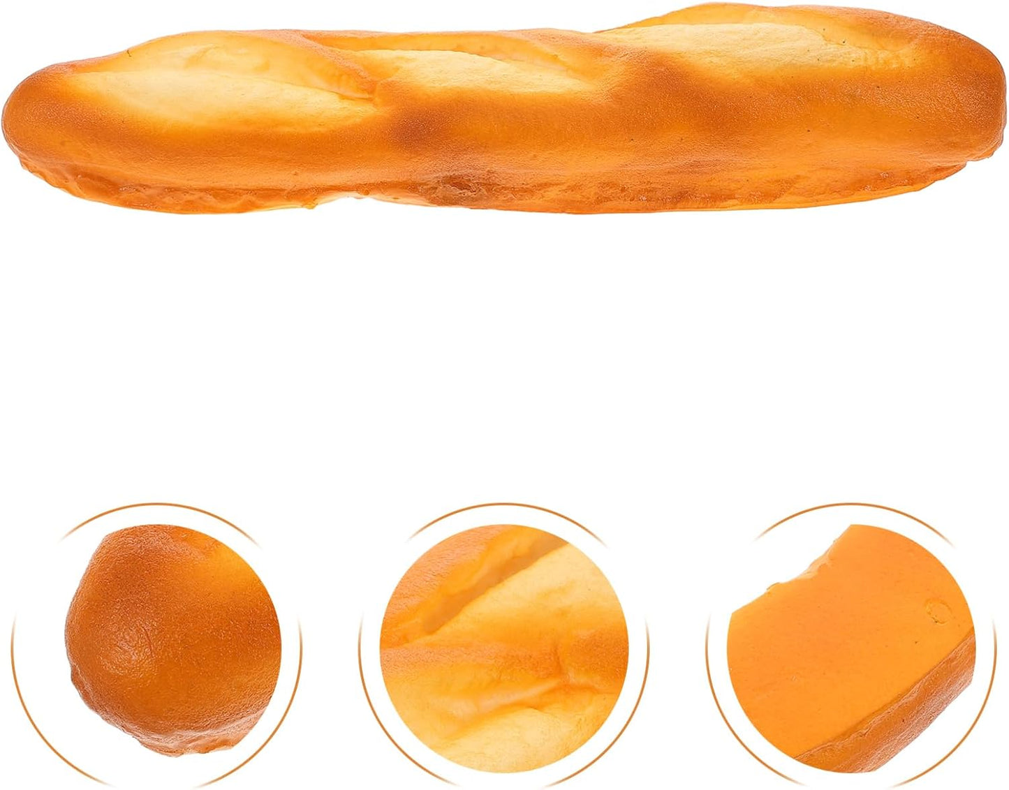 Ciieeo Fake French Bread Model Realistic Pu Food Prop for Bakery Display Photography and Creative Decoration Versatile