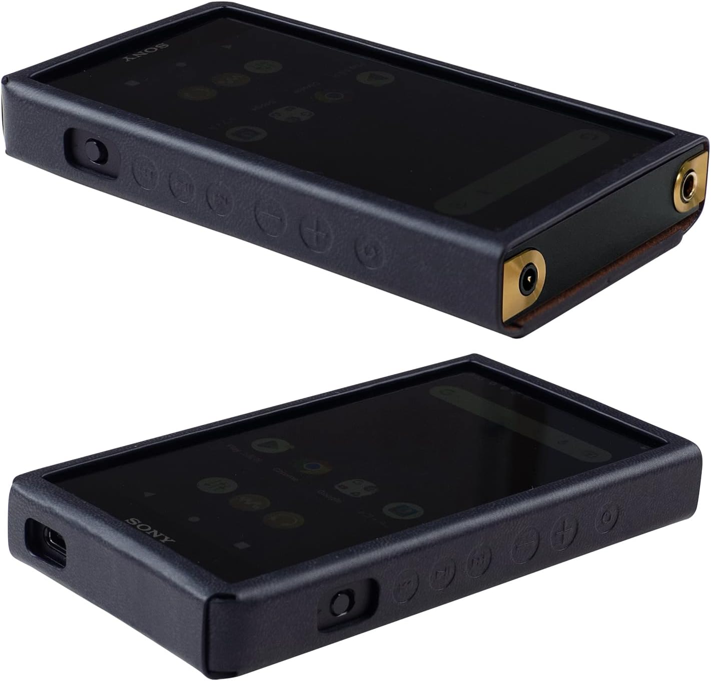 MITER NW-ZX707 ZX706 ZX700 Handcrafted PU Leather Case for Sony Walkman Premium Italy PU Leather, Steel Frame