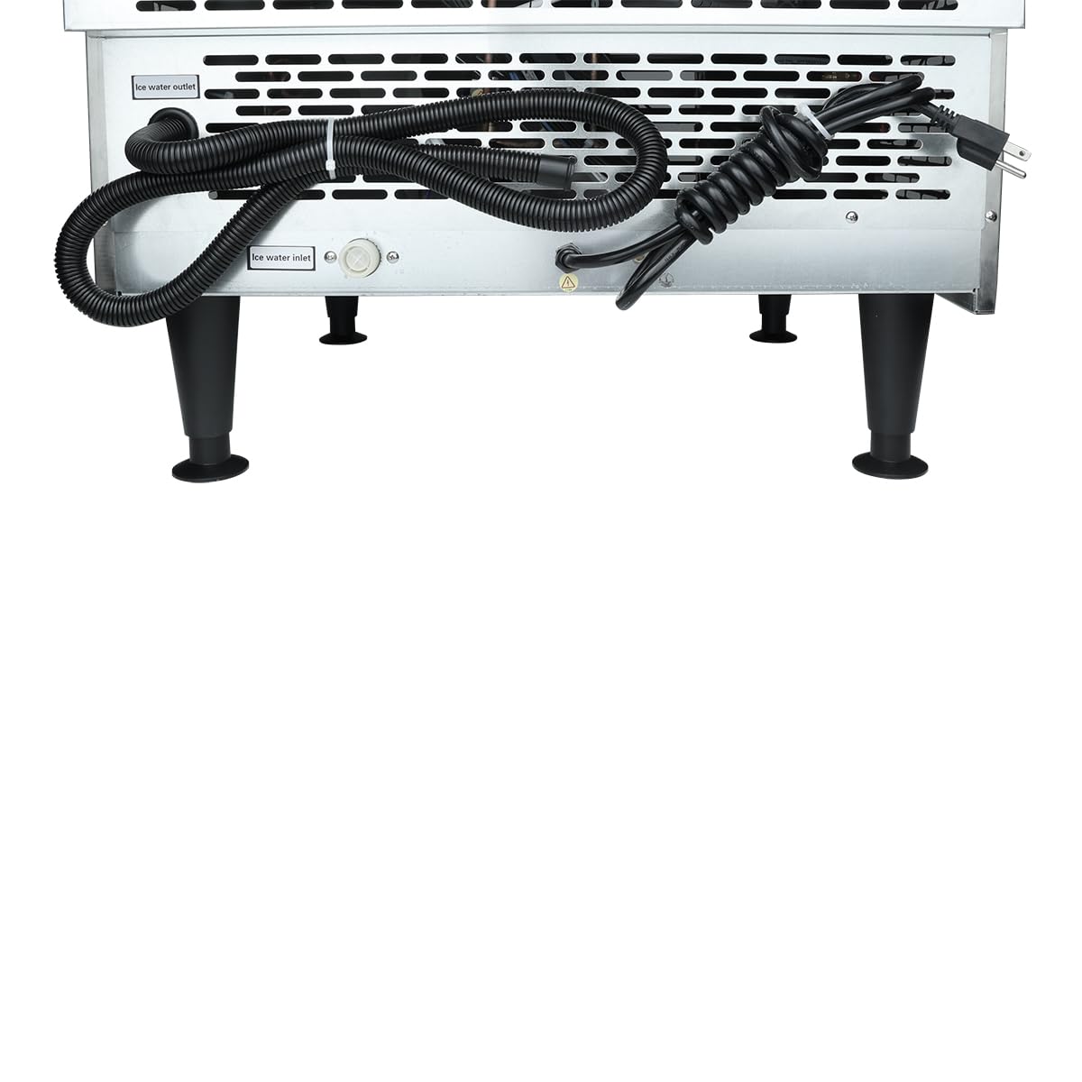 Empura 27" Wide Air Cooled Undercounter Ice Maker | Commercial Ice Machine for Restaurant Bar Cafe | Half Cube, 350 lbs/24hr, 77lbs Bin Capacity, 26.5"W x 27.5"D x 38.5"H, Stainless Steel, 115v, NSF