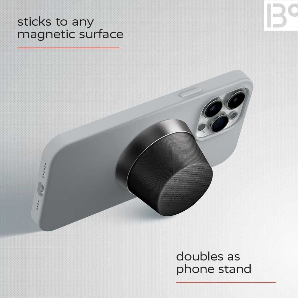 Breakout 5.3 IPX6 12 Mesh Magnetic Bluetooth Speaker - Portable, Wireless Phone Stand - Strong Magnetic Hold MagSafe