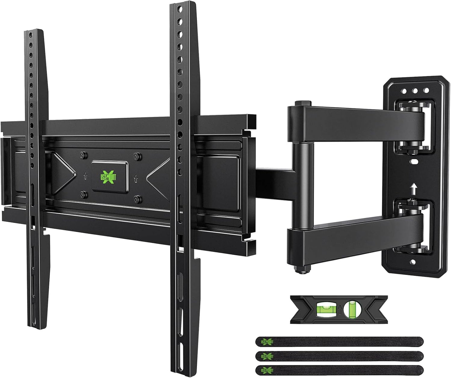 26-60 Inch 80 lbs, 400x400mm USX MOUNT Swivel TV Wall Mount for TVs up to Single Articulating Arm, Full Motion TV Wall