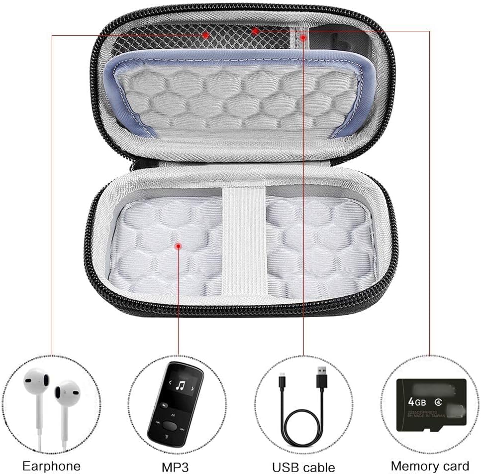 Comecase MP3 MP4 TIMMKOO/for MP3 & Player Case for Luoran/for innioasis/for MYMAHDI/for Phinistec/Music Players