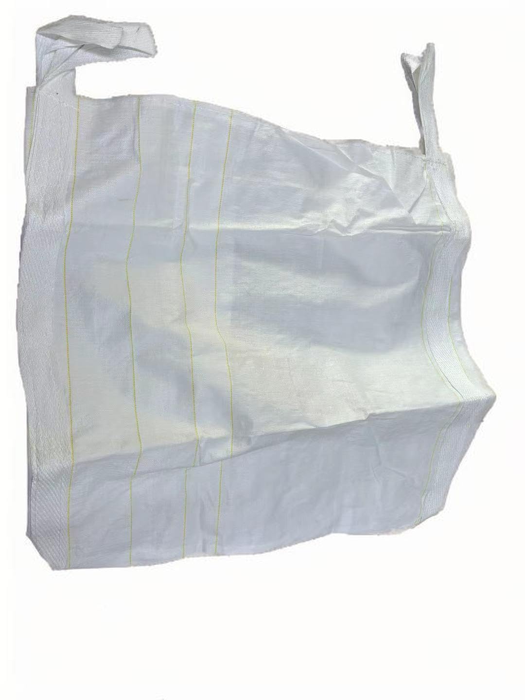 Bigatoo Heavy Duty 2 Ton Bag with Spout Bottom - Heavy Duty Woven FIBC Bulk Bag with Discharge Port - 2 Ton L4400LBS SWL, 39"L x 39"W x 47"H - Ideal for Construction, Grain (10)