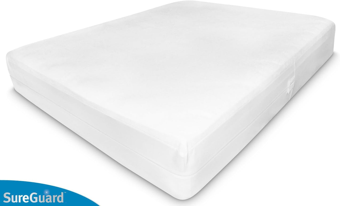 SureGuard King Mattress Encasement - 100% Waterproof, Bed Bug Proof & Hypoallergenic | Deep 17-20 in. Cover