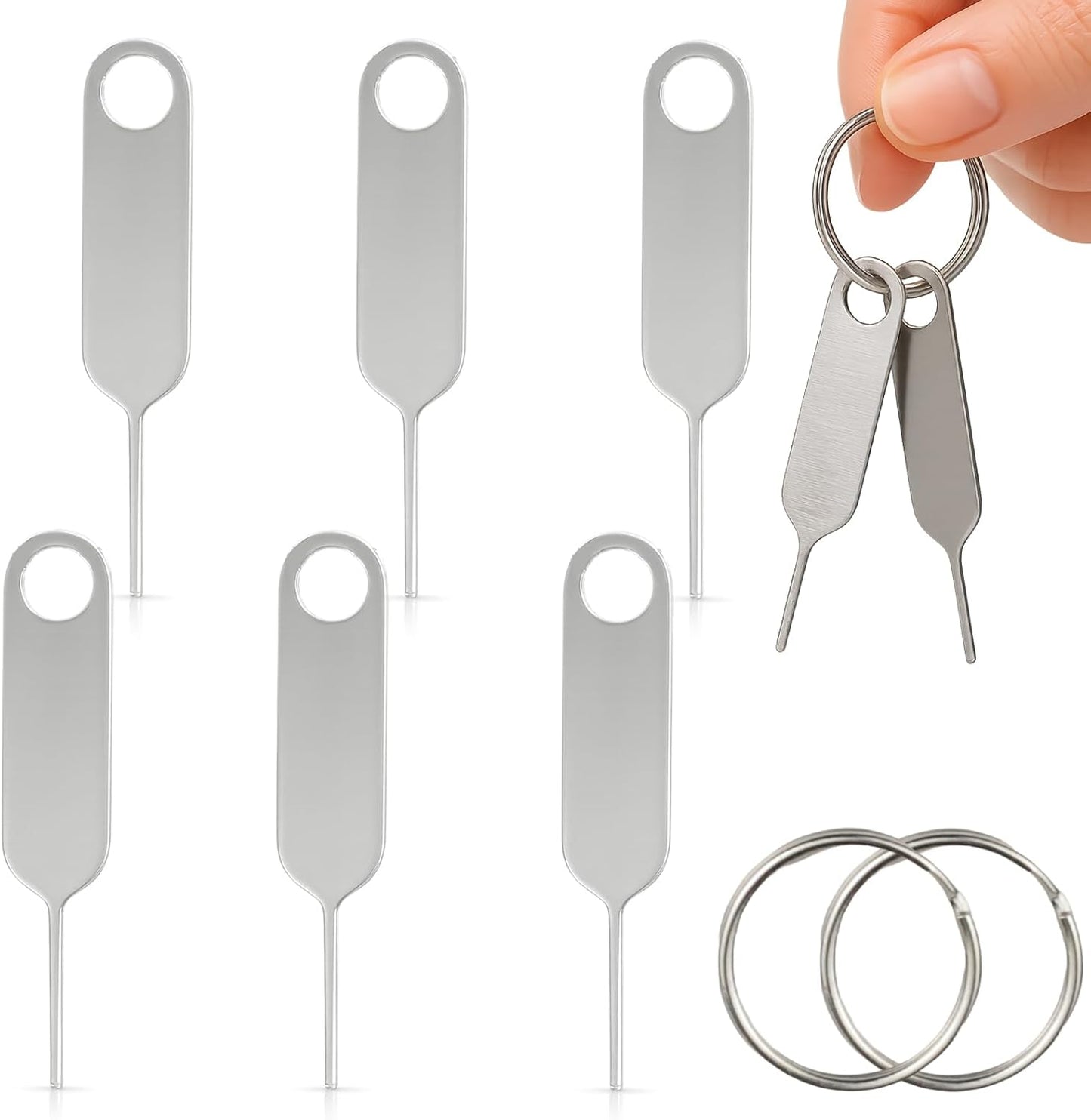 Ceemiaa 32-Piece Set SIM Card Ejector Tool Universal Tray Removal Pins for iPhone,& Watch Link Repair