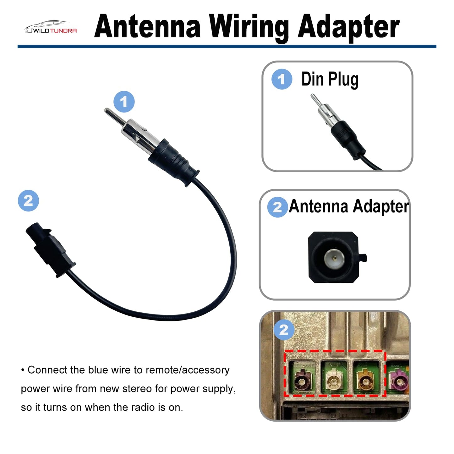 16Pin 2015-2018 2014-2019 2018-2019, 16Pin ISO Aftermarket Radio Harness Adapter Compatible with Chrysler Dodge Jeep