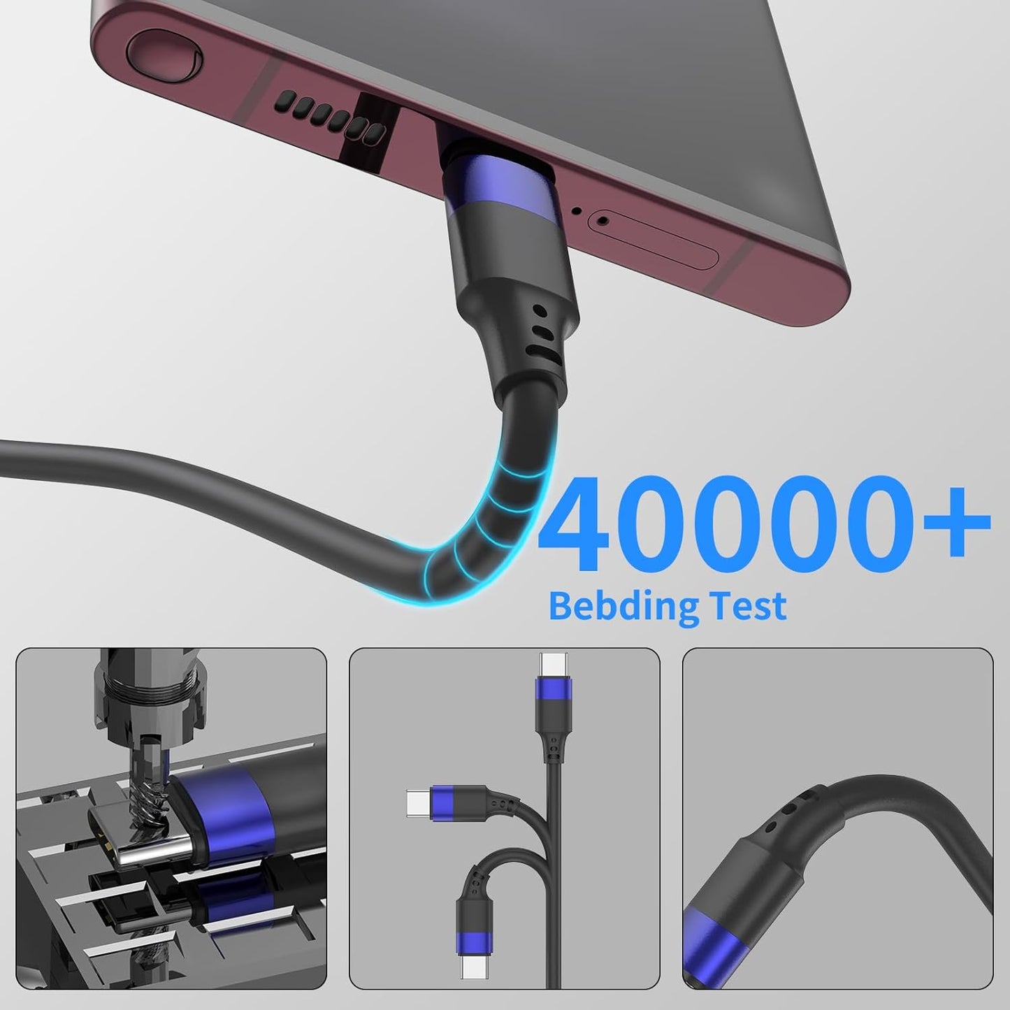 Bkduice 6 inch 10 Pack, Multipack 0.5ft 16 15 S24 S23 S20 S10 S9 20 10 9 Short USB C Cable Bulk Short USB A to USB C