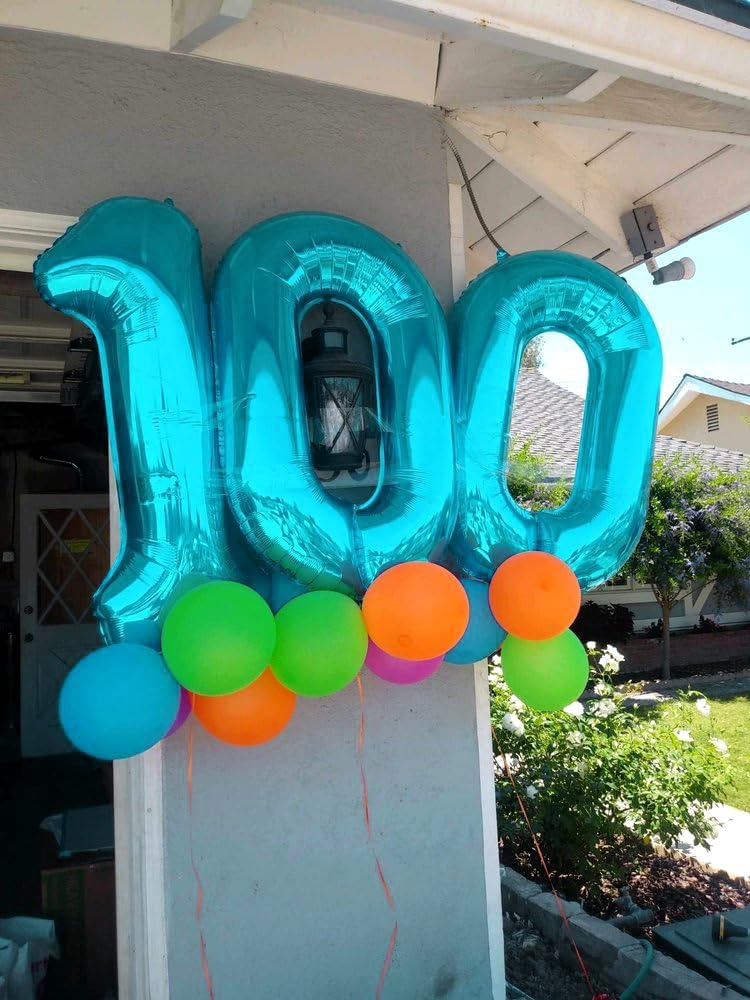 Number 5 Balloon by [Brand Name] - 40 Inch Light Blue Foil Balloon for 5th Birthday Party Decorations