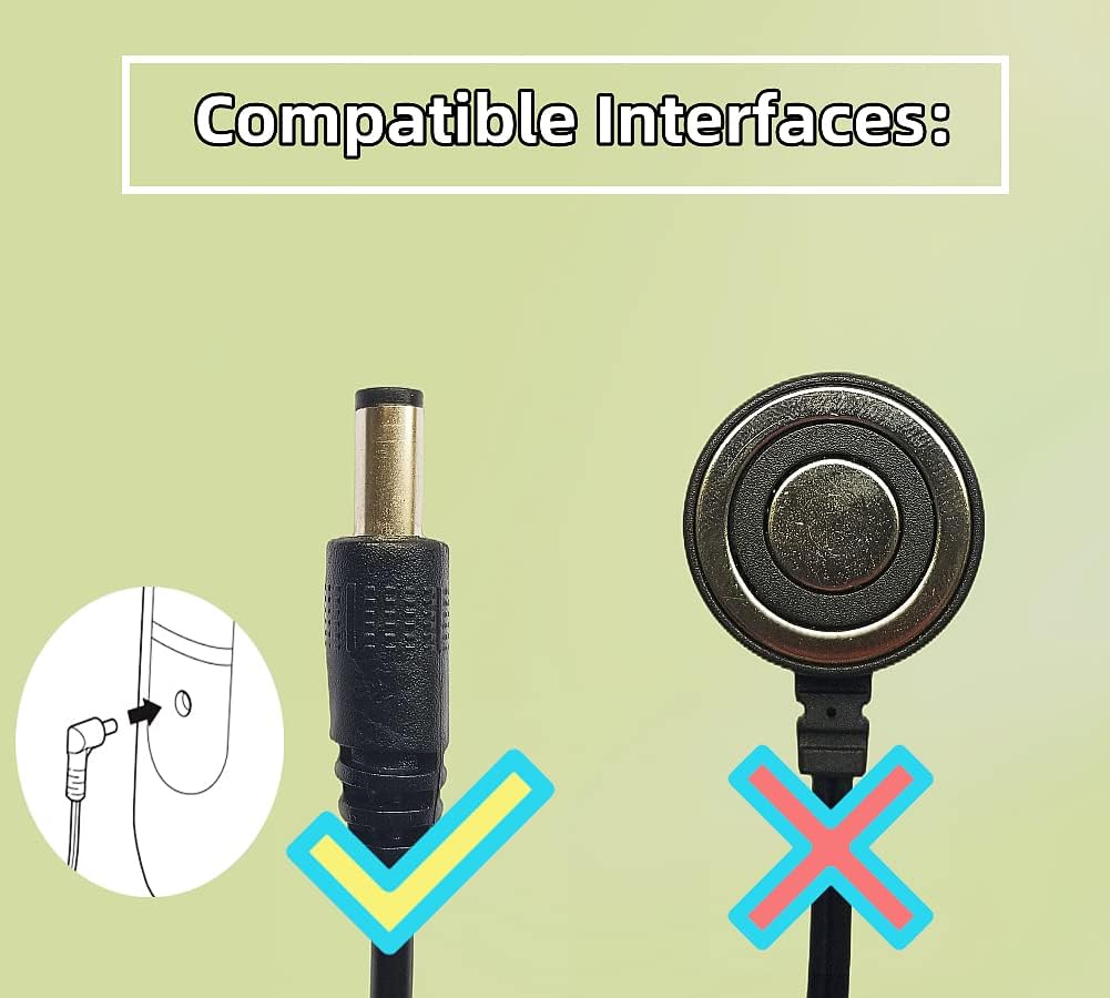 Qjin Charger for Shark VM200 Series - Reliable Power Supply for Hard Floor Vacuum Mop