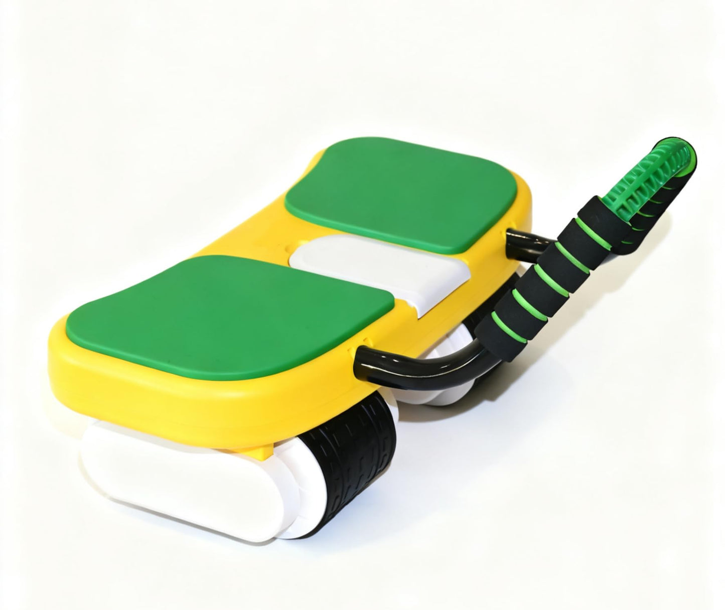 4-Wheel Auto-Rebound Ab Roller - Multifunctional Fitness Equipment for Core Training, Plank & Push-Up - Home Workout Gear