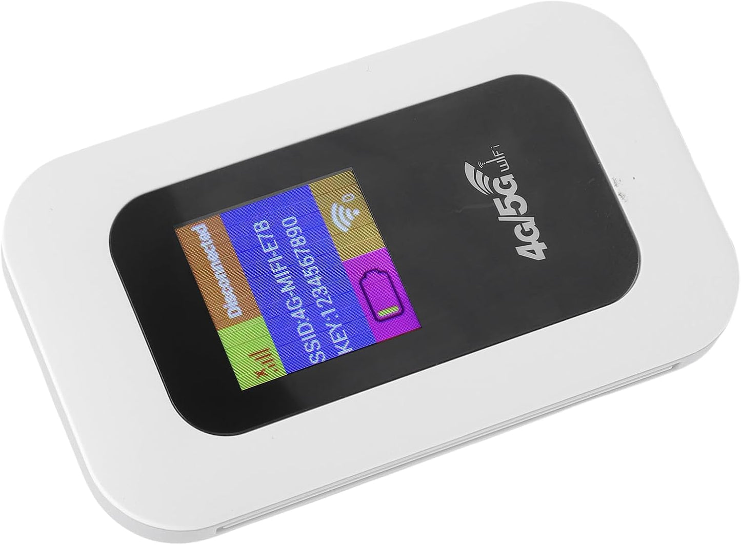 Tomantery 4G 5G 2100 Portable WiFi Mobile Hotspot, Pocket Device with Mah Battery for Outdoor Use, Multi-Device