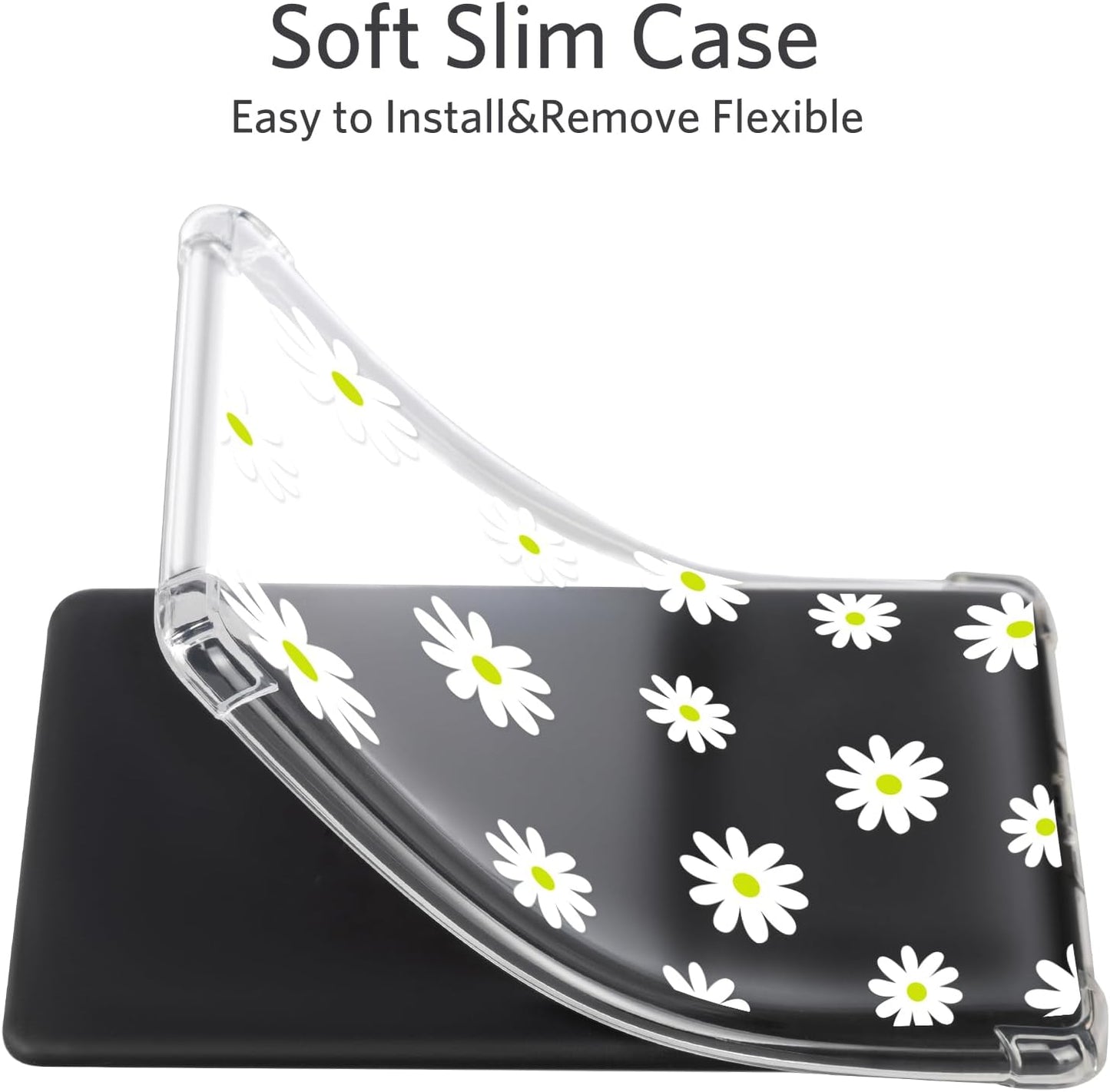 CoBak 7" Clear Case for All-New E-Readers - Lightweight, Scratch-Proof Silicone Back Cover