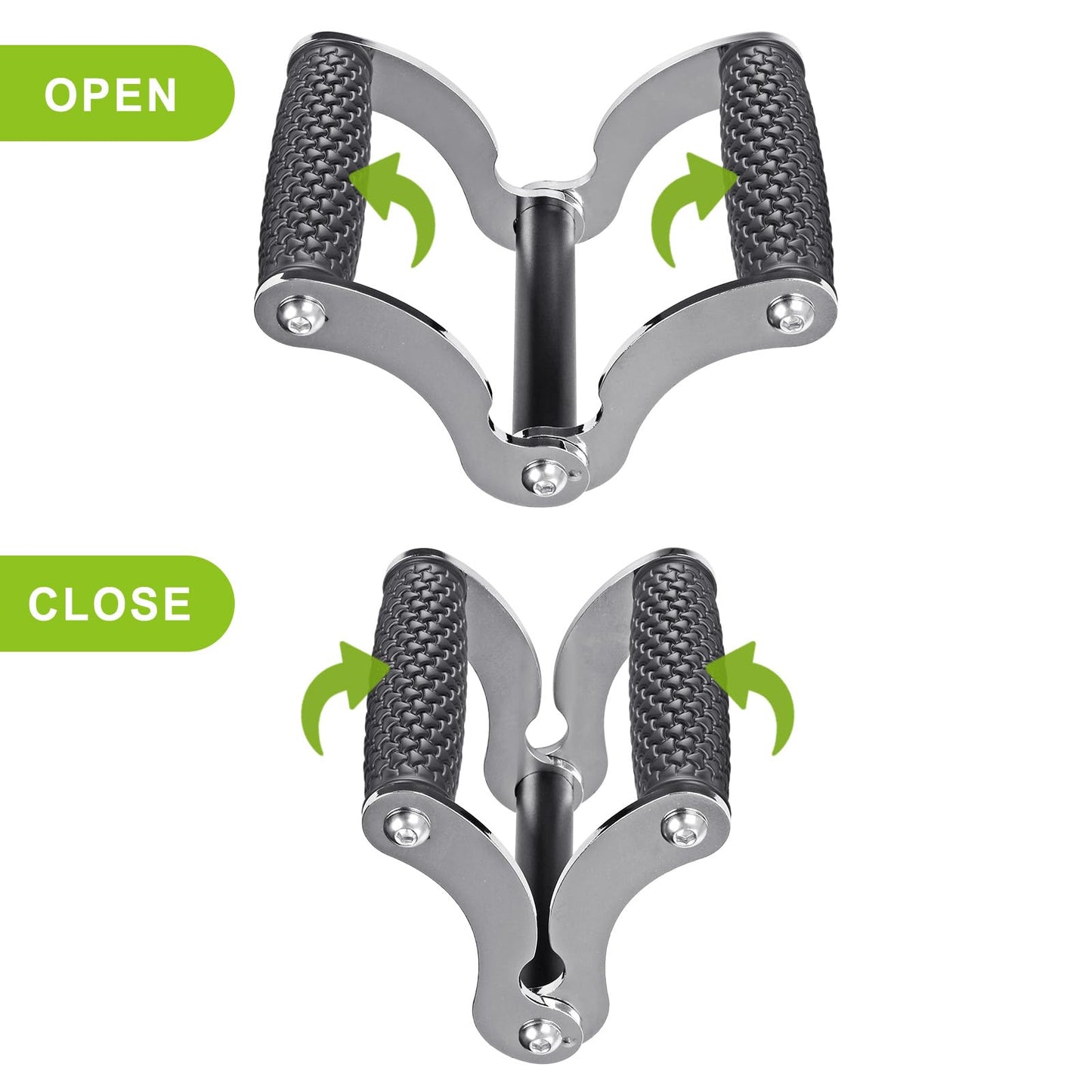 SELEWARE V Bar Landmine Handle Attachment, Solid Landmine Double D Handle T Row Attachment With Non-Slip Rubber Handle, Fits Olympic Bars Strength Training Bars