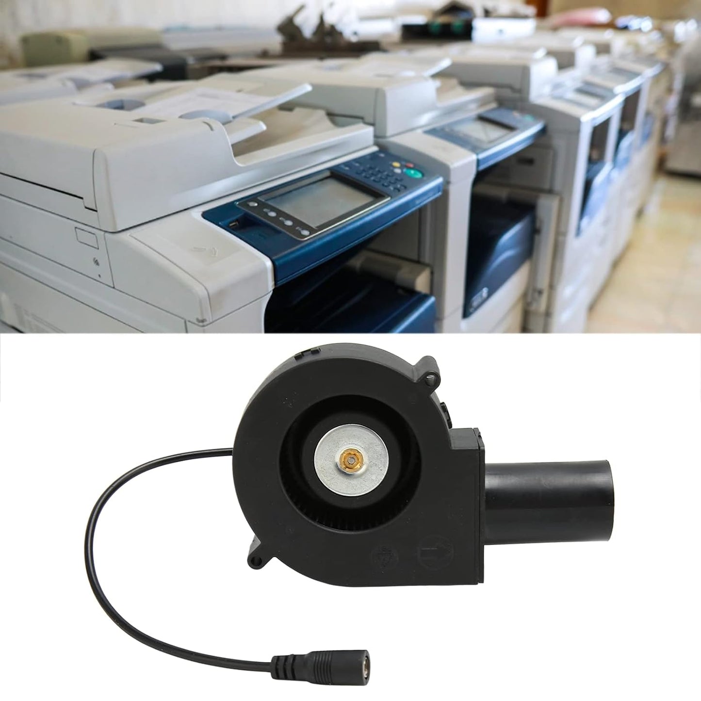120mm 12V Mini Blower Fan, DC Mini Blower Fan with Speed Control for Receiver DVR, Inflatable Replacement Fan for Modem