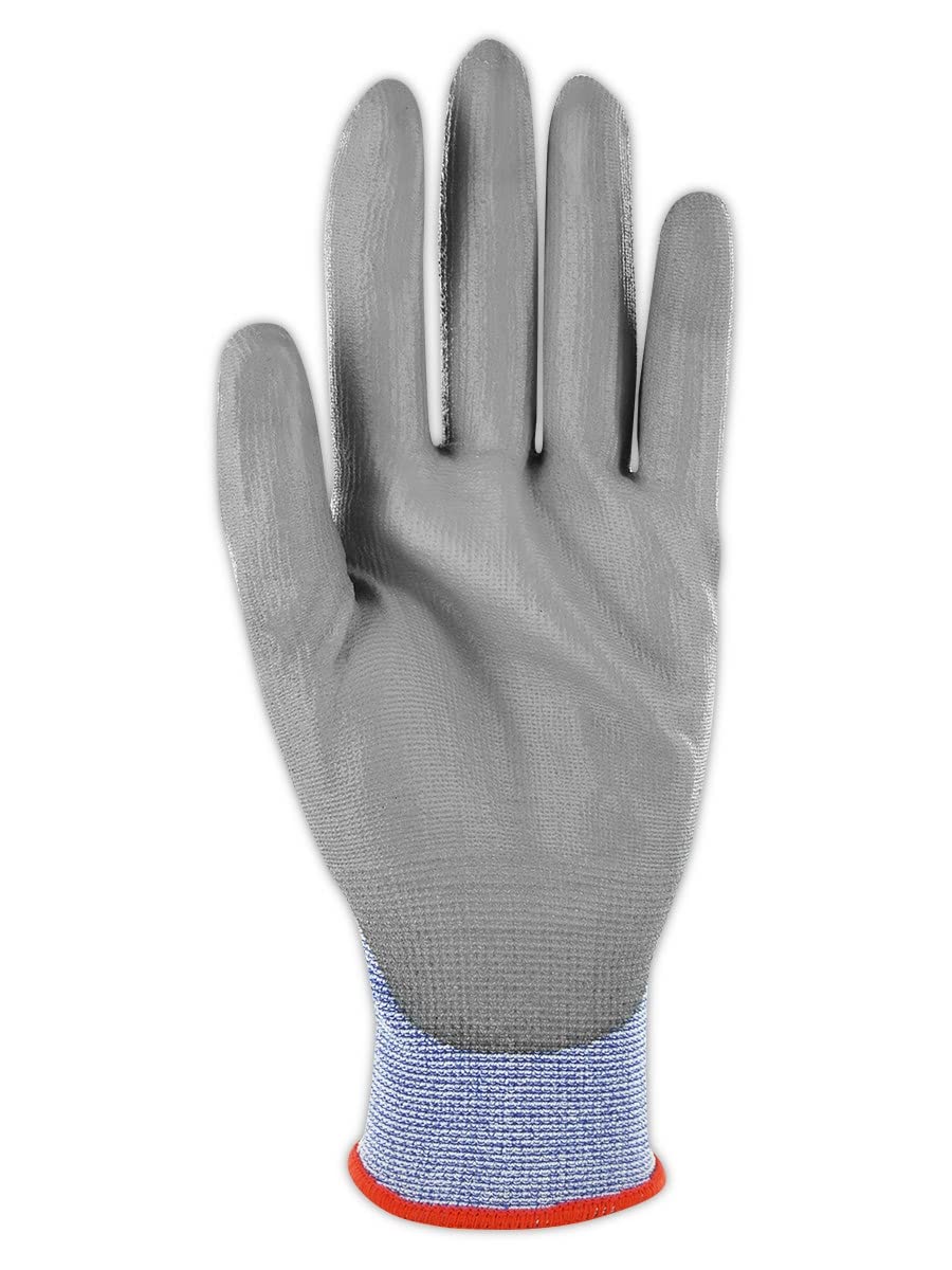 MAGID D-ROC ANSI A3 Touchscreen Compatible PU Coated Work Gloves, 12 Pairs, Size 8/Medium, GPD267