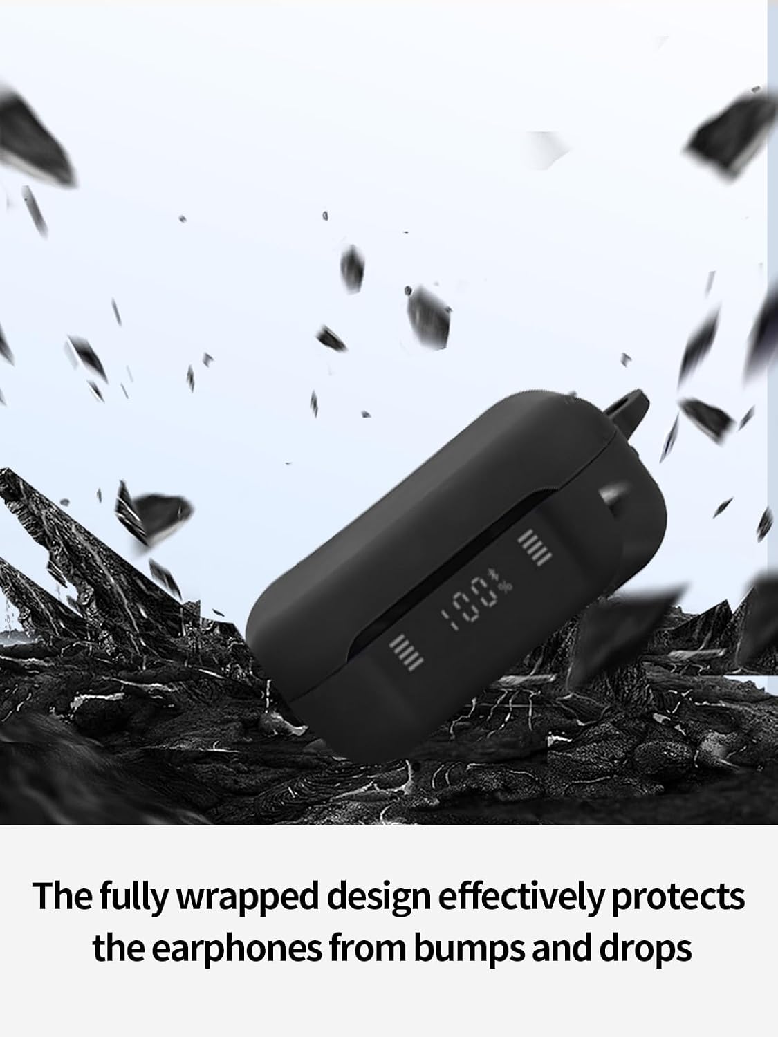 UYRUREL P41i Case for soundcore Active Noise Cancelling Earbuds,Premium Silicone Shockproof Protection Skin Touch