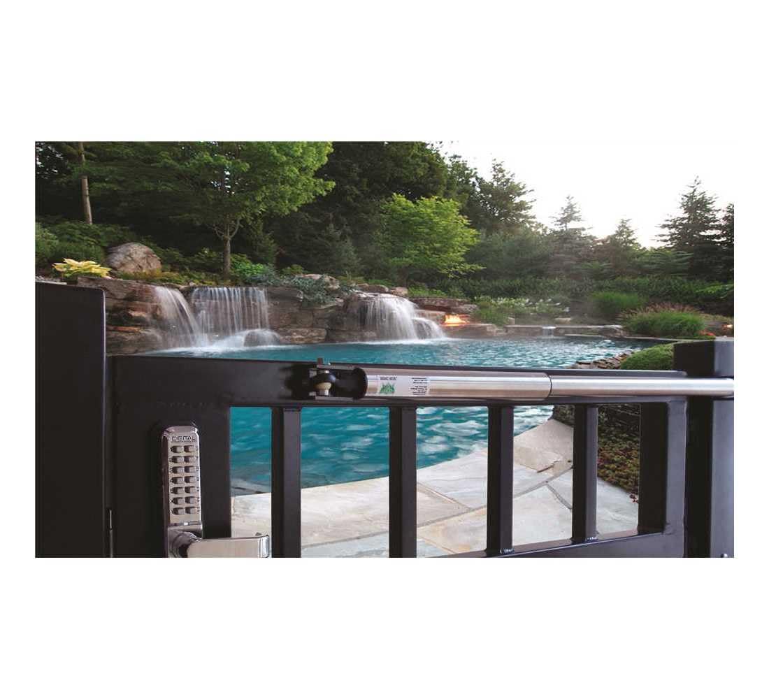 Lockey USA TB600B Black Alloy Steel Gate Closer