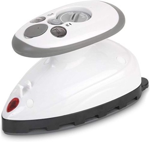 Ivation Mini Travel Iron - Dual Voltage Compact Design with Non-Stick Ceramic Soleplate - Heats in 15 Seconds