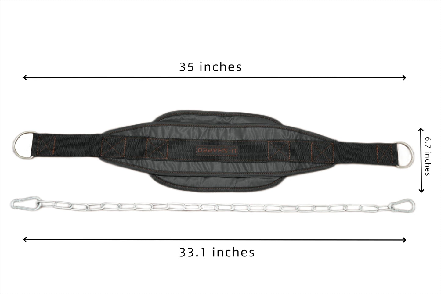 Weight Lifting Belt With Chain – Weighted Pull Up Belt Features a Sturdy Chain Design to Provide Core Support for High-Intensity Training like Squats, Deadlifts, and Pull-Ups, Stabilizing Your Lower Back and Reducing Injury Risks. Dip Belt Unisex Fit for
