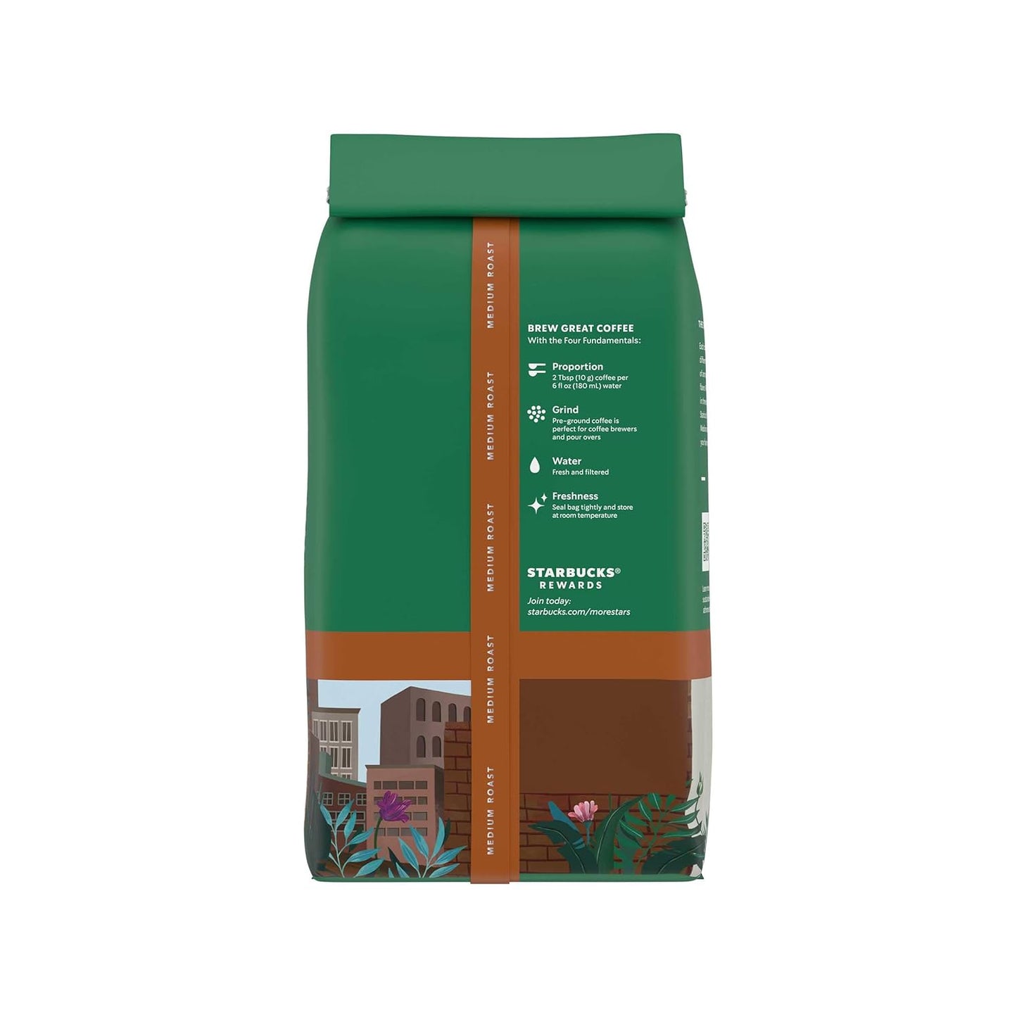 Starbucks Ground Coffee - Decaf Pike Place Roast | Medium Roast, 100% Arabica, 3 Bags (12 oz Each)