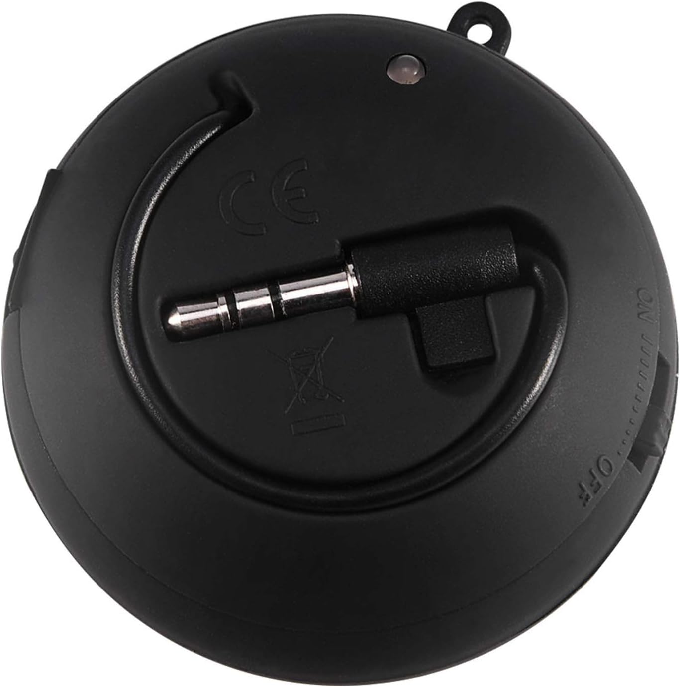 Zerone 3.5mm 180mah MP3 Mini Speaker, Portable Plug in Speaker with Aux Audio Input Built-in Battery for Laptop