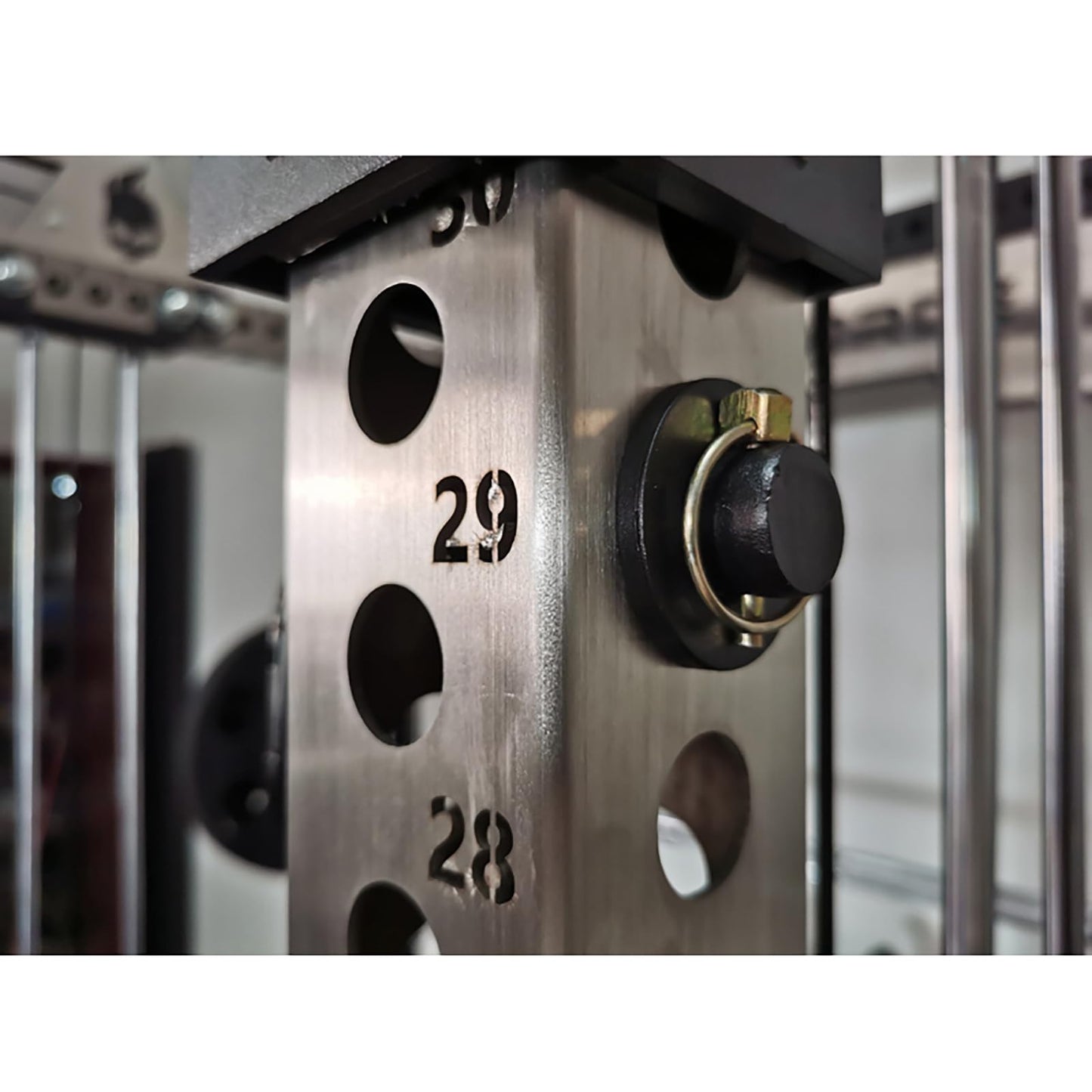 HUVIOVED Power Cage Squat Rack Home Gym Accessory, Fits 3x3 Rack with 1" Hole