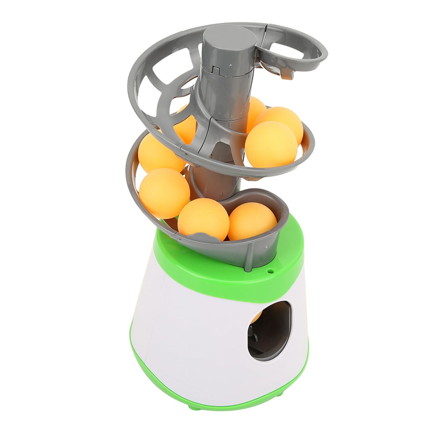 Yosoo Health Gear Table Tennis Robot Automatic PingPong Ball Launcher, Portable Table Tennis Trainer Machine with 10 Balls for Beginners, PingPong Ball Serve Machine for Training Practising