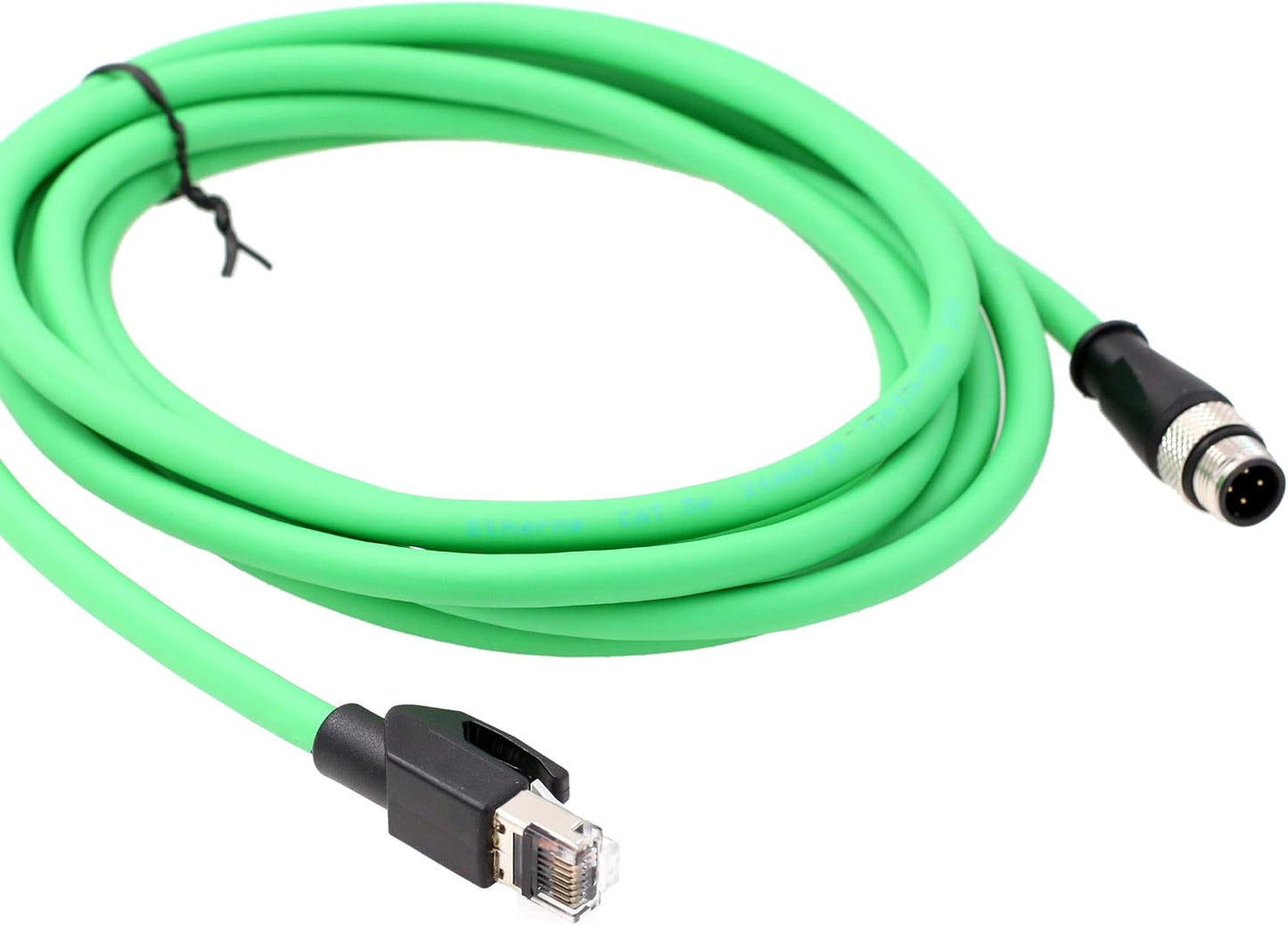 SR1000 210N 300N 450 DS5110, M12 4 RJ45 Cat5e 2m Ethernet Network Cable for Sick Keyence Barcode Reader Datalogic