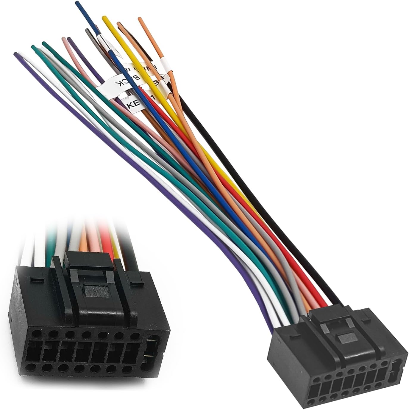 CmeRto 16 bv9955 bv9958 bv9962 bv9974 bv9982 bv8728b bv8975b bv9964b Pin Automobile Radio Cable Harness Compatible