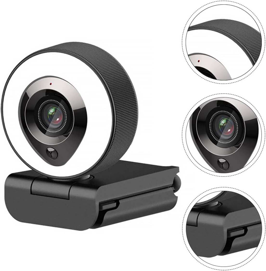 SECFOU 4k Webcam with Automatic Focus and Built-in Mic, USB Computer Camera for Live Streaming and Video Conferencing