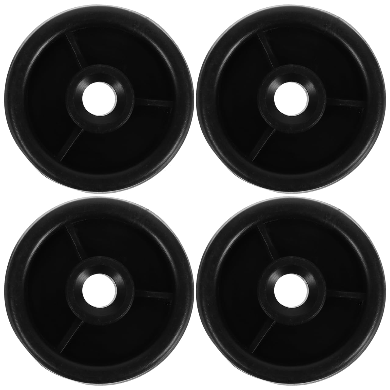 LIFKOME 4Pcs Fitness Equipment Roller Wheels 1.77In Universal Caster Wheels for Treadmill Replacement Parts and Exercise Bike Mobility Accessories for Home Gym