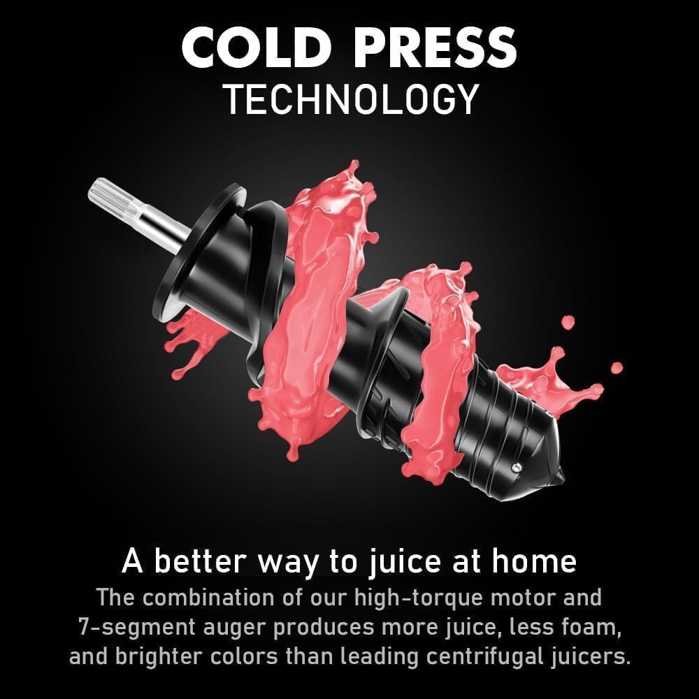 Cold Press Juicer, SiFENE Slow Masticating Juicer Machines for Fruit & Vegetable, Juice Yield Maker Extractor with Dual Mouth Quiet Motor & Anti-Clog System, Easy to Clean, Gray, JS3209