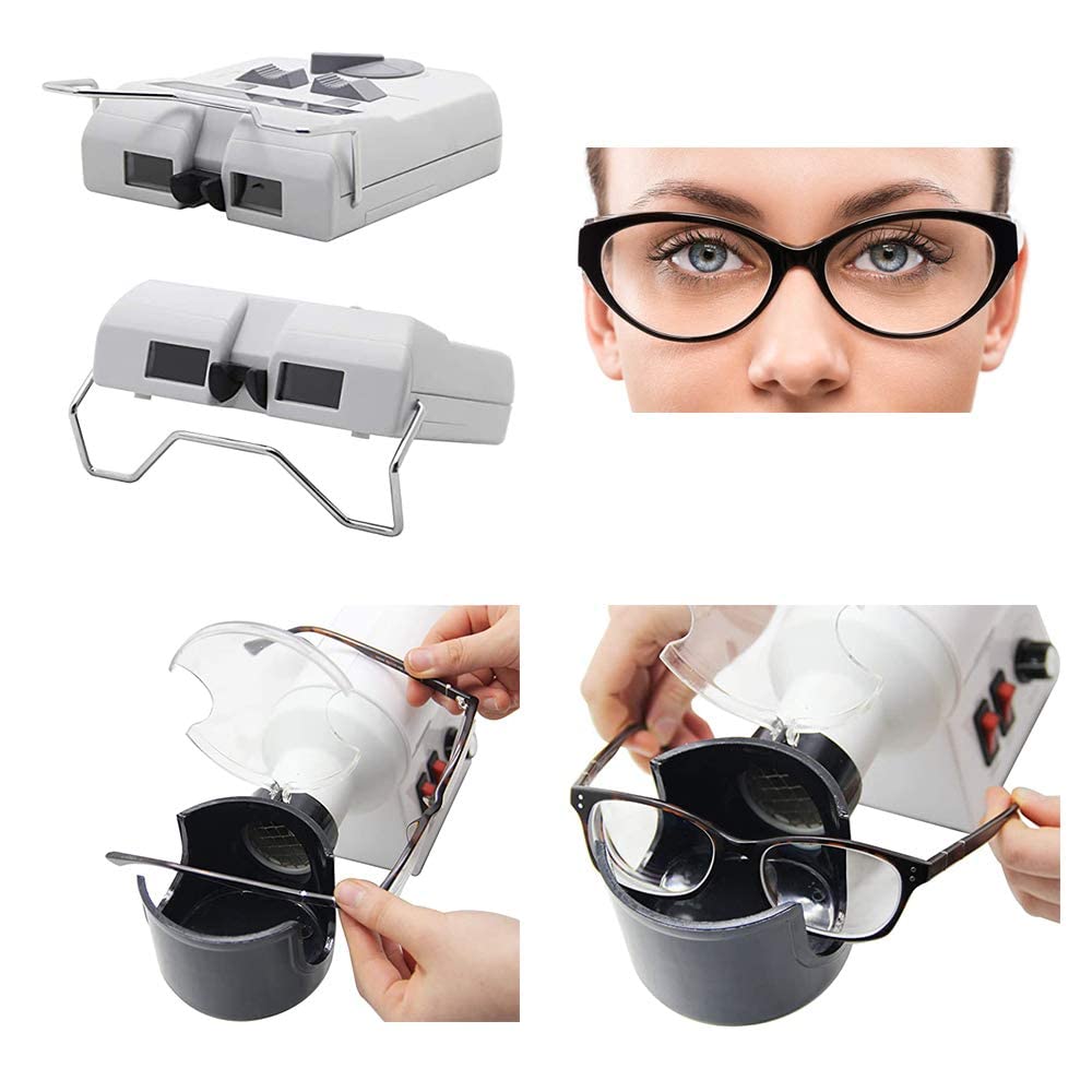 Huanyu Optical Digital Pupilometer 45-82mm PD Meter+70-130℃ Frame Warmer Eyeglass Frame Heater