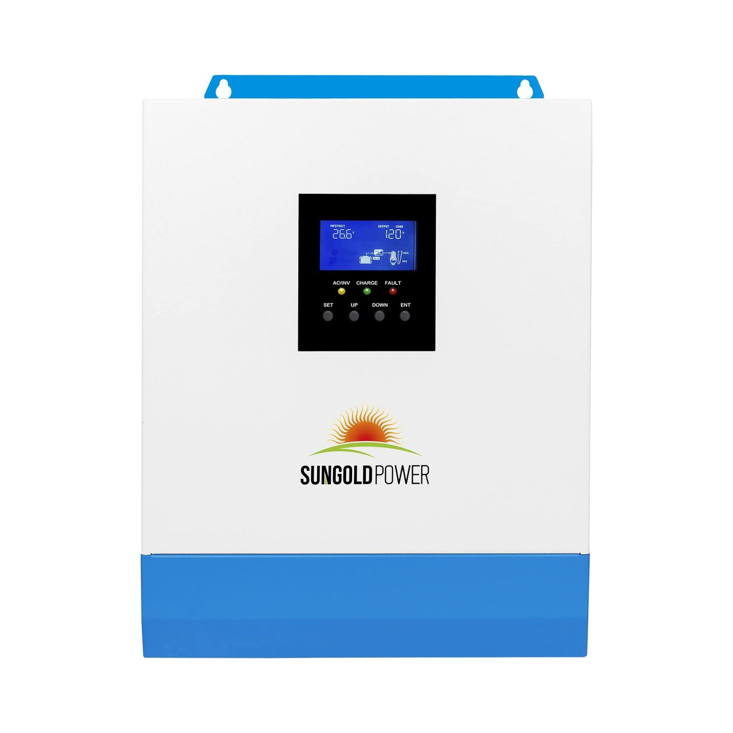 3000W DC 24V Pure Sine Wave Inverter with 80A MPPT Solar Charger (MPPT Voltage Range 120V-400Vdc), 40A AC Battery Charger, Solar Inverter Charger Manufactured by SunGoldPowerCo.,Ltd (Upgraded)