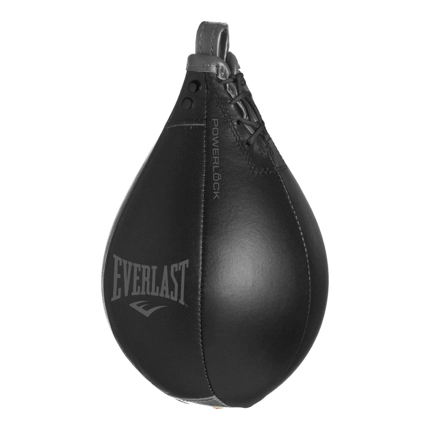 Everlast Powerlock Speed Punching Bag | Premium Leather Speed Bag for Boxing & MMA | Durable Reflex Training Boxing Bag for Hand Speed Accuracy & Home Gym Workouts