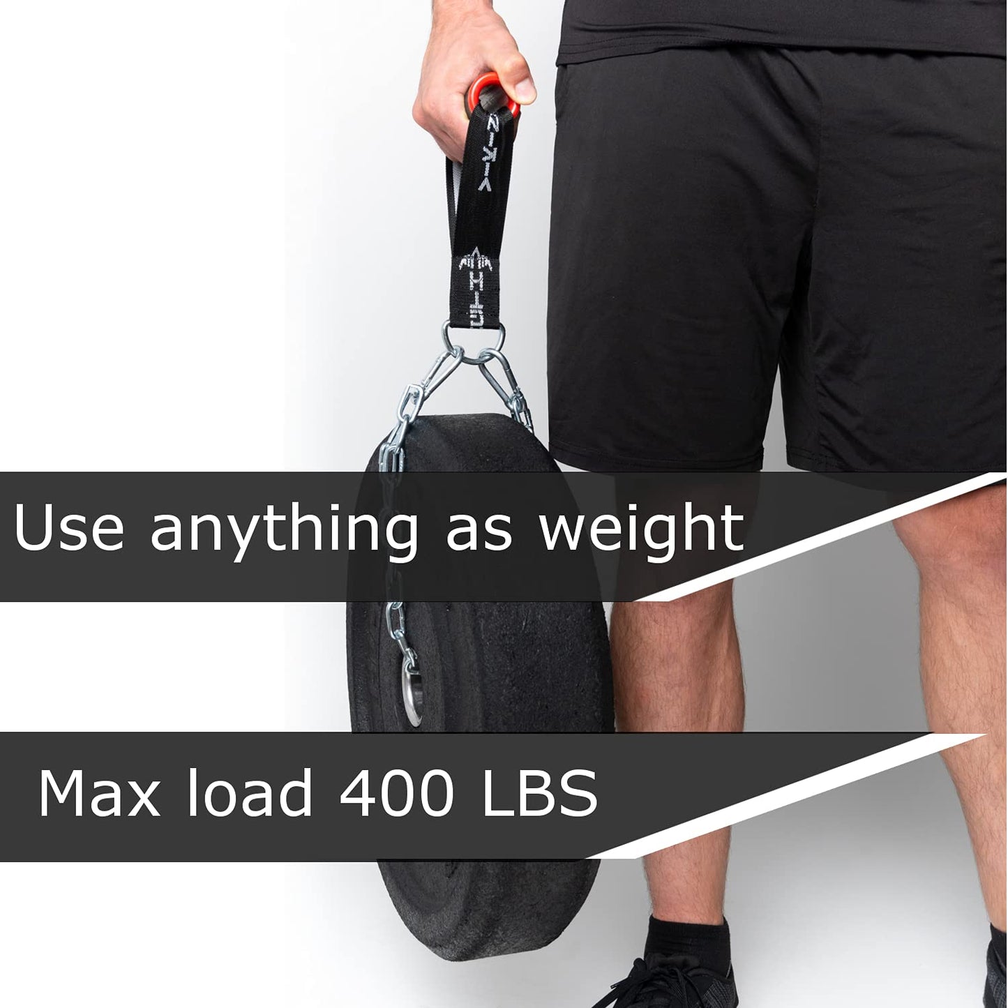 Vikingstrength Farmers walk handles, Strongman equipment in pair + t-bar row handles viking press attachment + V-Strength Workout App