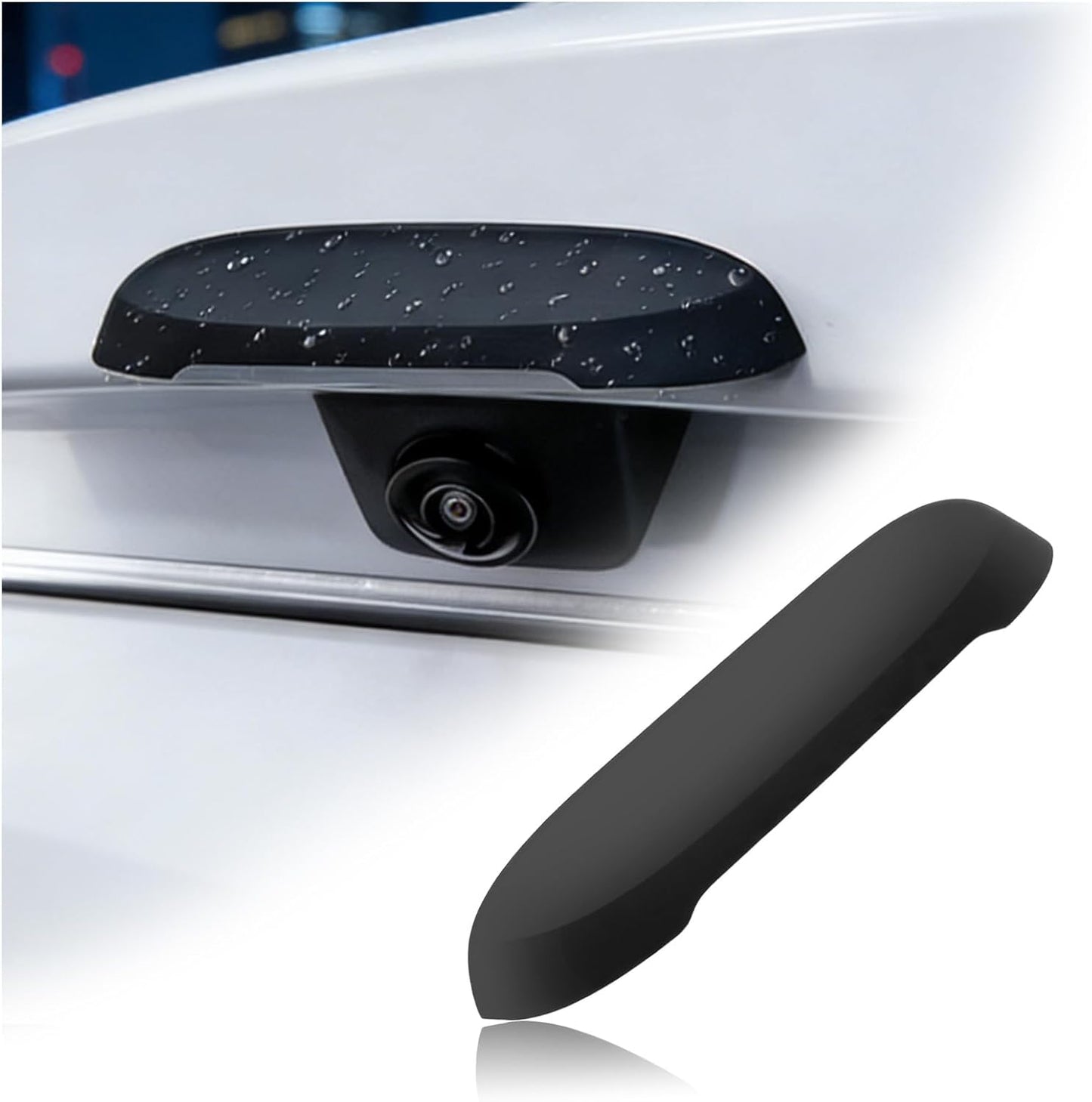 Turcee 0.63 New Car Backup Camera Rain Shield,Silicone Cars Reverse Camera Rain Cover Keeps Cameras Imaging