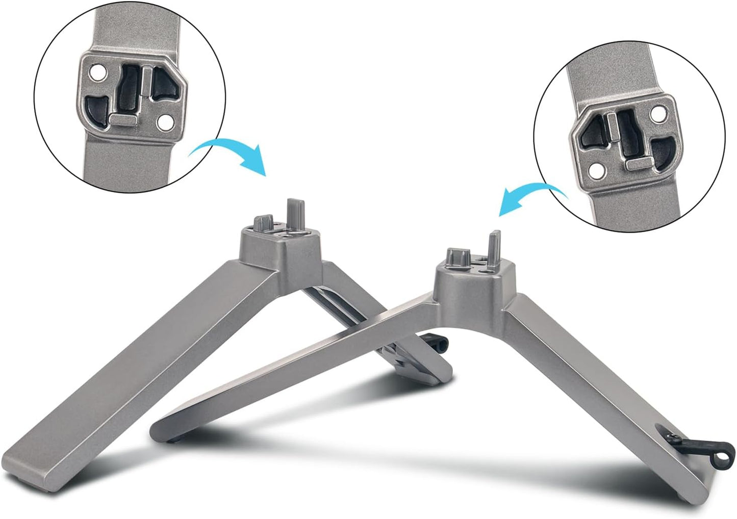AIDITIYMI HJ4-1 HJ3-1 43C350U 43C350KU 43C350U0002 43 Inch C350 4K 2023 TV Base Stand, TV Stand Legs Replacement
