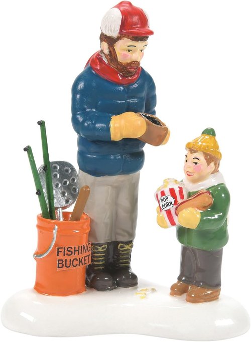 Department 56 Snow Village Figurine - Save Some Room for Fish Sticks | 3.15 Inch, Multicolor