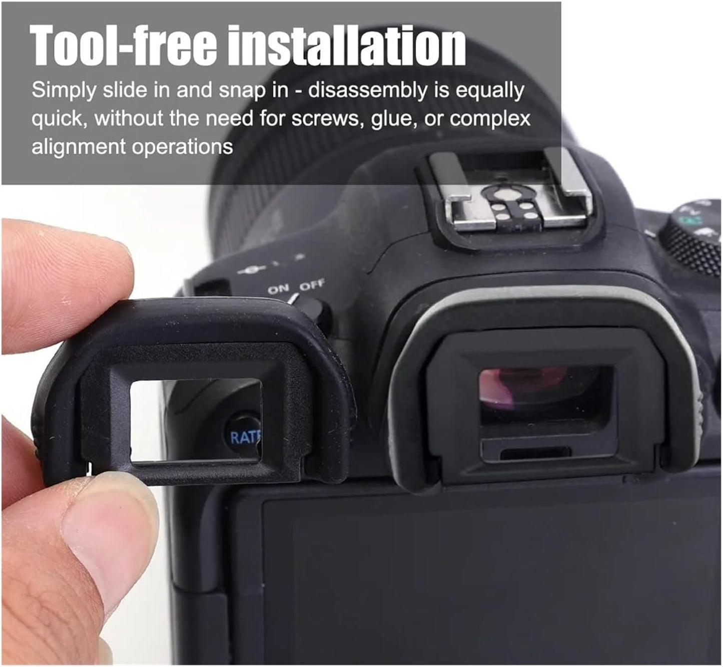 Generic 1-5pcs 1000D 700D 650D Camera(3pcs) Eyecups Eyepiece Viewfinder for DSLR EOS Eye Piece Accessories