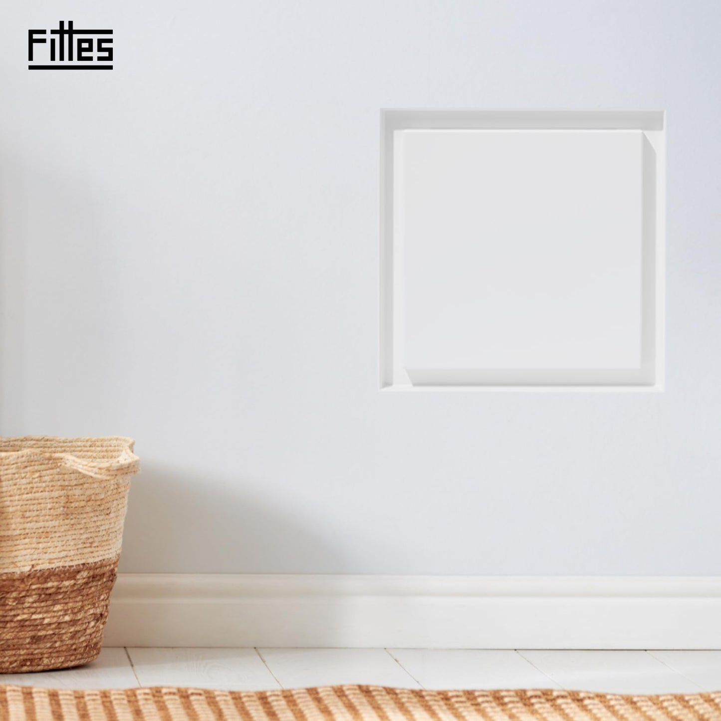 Fittes Flush Drywall Access Panel 8x8 Inch, Install Anywhere, Luxe, Plumbing Shut Off Valves, Cables, Circuit Breakers, Electrical Systems, Crawl Spaces, Storage Spaces, Attics, Ducts