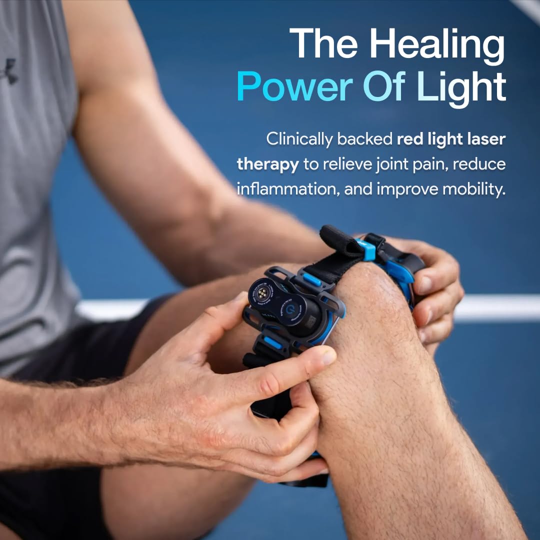 Kineon Move+ Red Light Therapy Wrap – LED Light Therapy for Targeted Muscle Recovery, Inflammation, Joint Health & Mobility - Portable & Hands-Free Infrared Light Therapy for Body