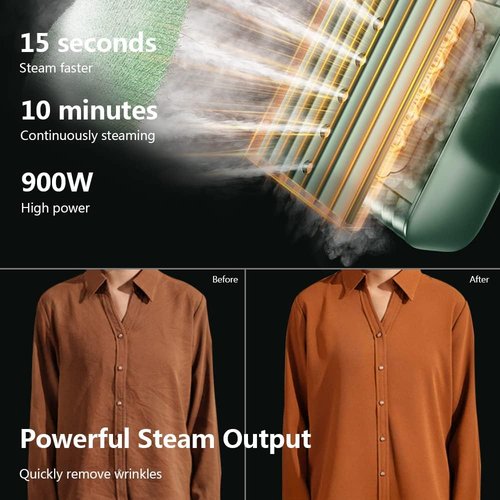 Nesugar Handheld Garment Steamer - Portable & Lightweight, Fast 15s Heat-Up, 10 Min Continuous Steam | Travel & Home Use