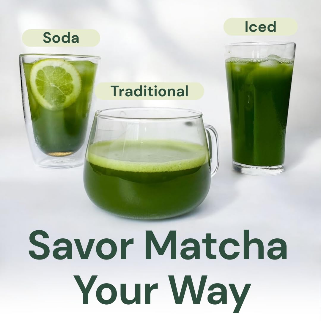 Wako Matcha - Authentic Uji Matcha Green Tea Powder | First Harvest, Ceremonial Grade, 40g