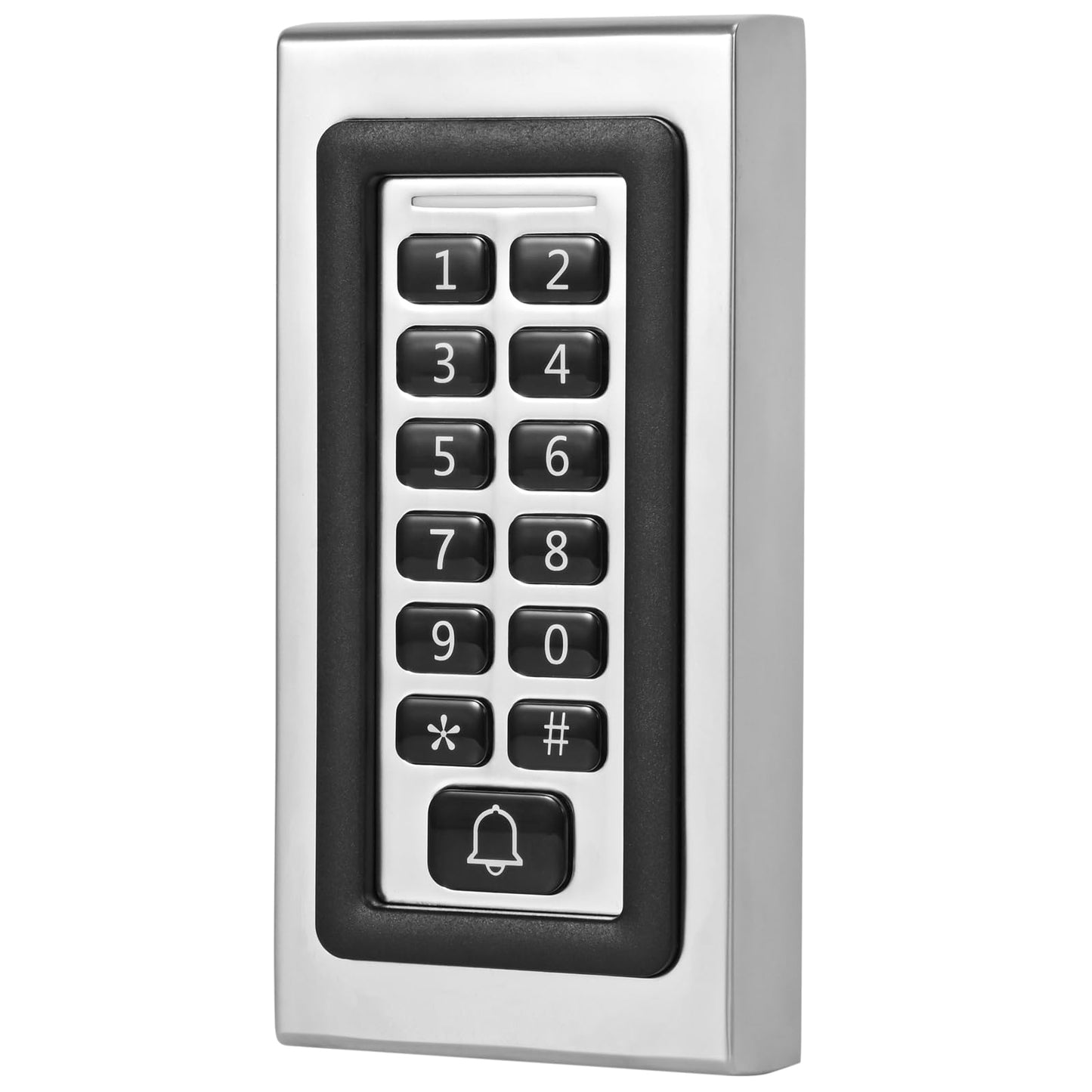 Access Control System Kit with Remote – 1200lbs Holding Force Fail-Safe Electromagnetic Lock, Metal Keypad, 12V Power Supply, Exit Button & Doorbell, Supports RFID, Password & Remote Access