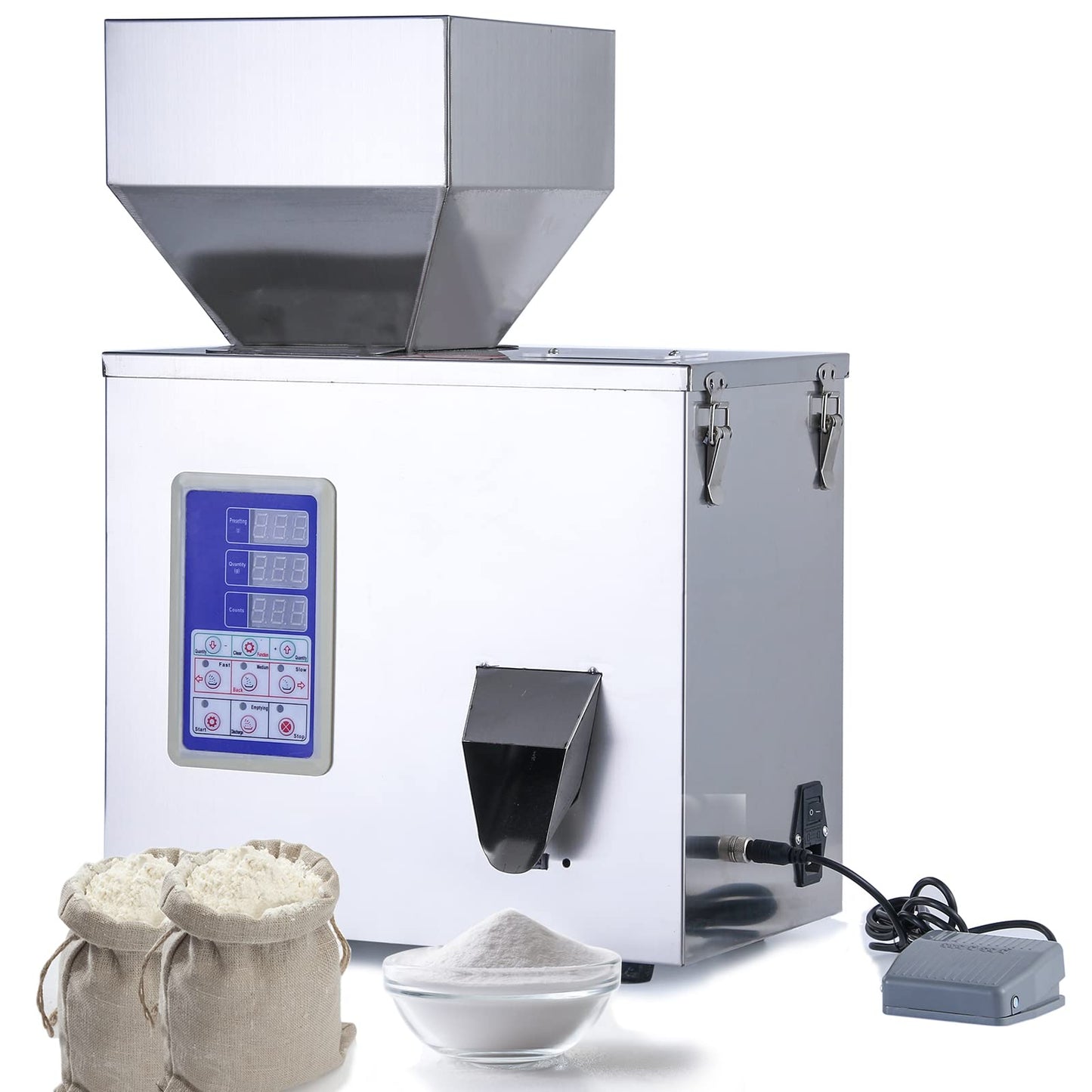 Fanlocn Powder Filling Machine, Particle Filling Machine, Automatic Powder Particle Dispenser For Flour Glitter (Powder Filler 1-100G)