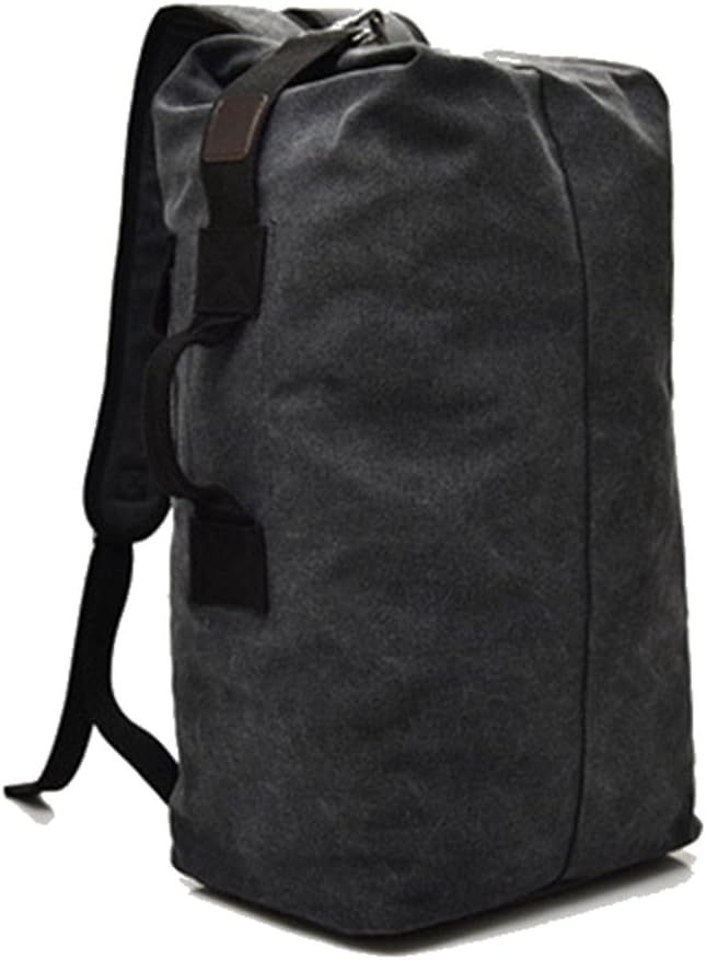 Large Capacity Travel Climbing Bag Tactical Military Duffel Bag Top Load Double Strap Canvas Backpack