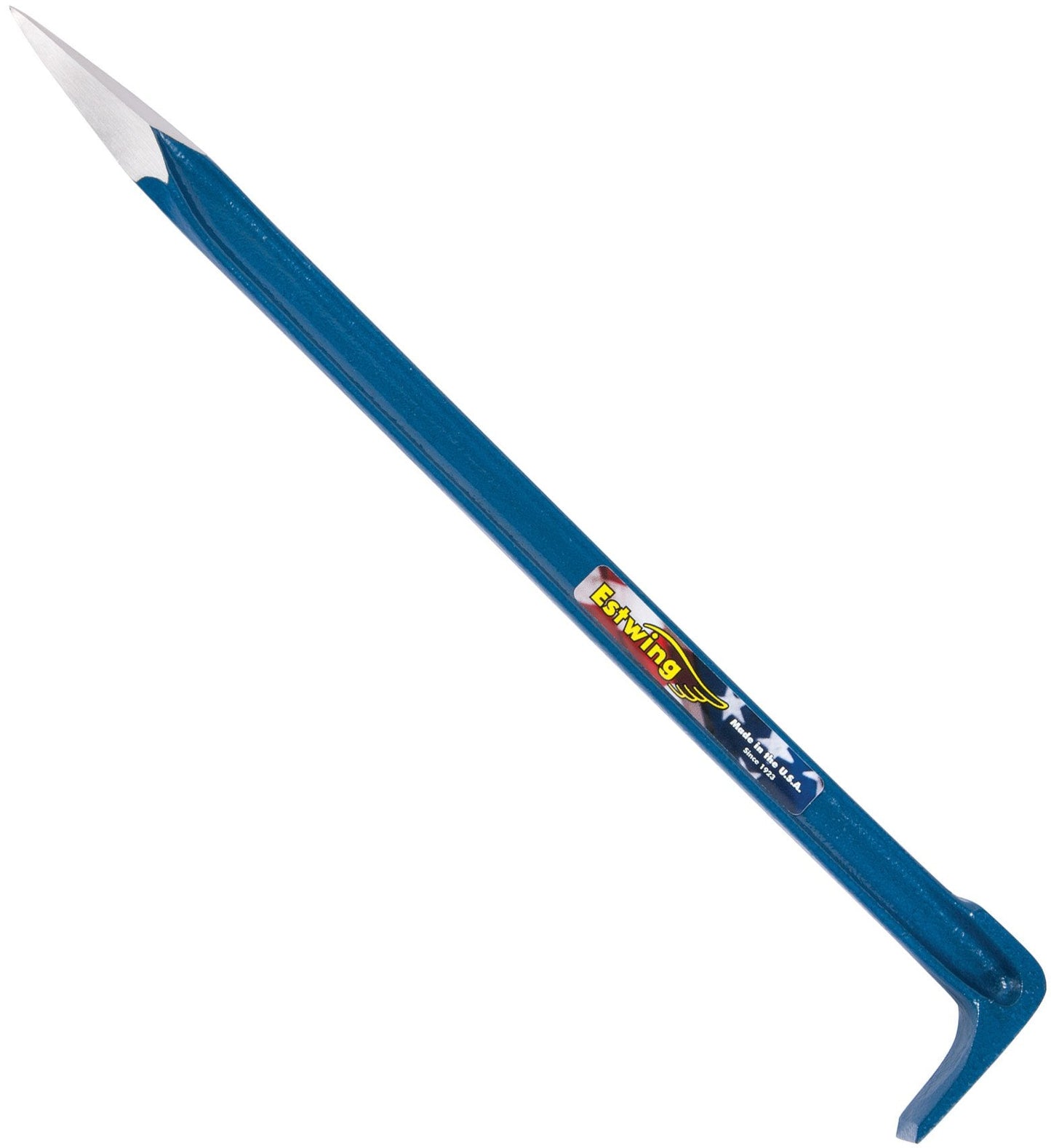 Estwing Geo/Paleo Rock Pick - 25" Geologist Tool with All Steel Construction & Vinyl Cushion Grip - GP100, Blue and Estwing - GP18 Gad Pry Bar - 18" Forged Geological Tool with Pointed Tip & Chisel End - GP-18, Metal